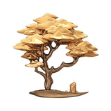 Maxbell Welcome Guests Tree Wall Sculpture Wall Art Sculpture for Cafe Bedroom Hotel