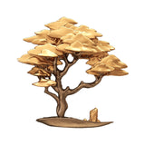 Maxbell Welcome Guests Tree Wall Sculpture Wall Art Sculpture for Cafe Bedroom Hotel