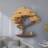 Maxbell Welcome Guests Tree Wall Sculpture Wall Art Sculpture for Cafe Bedroom Hotel