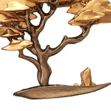 Maxbell Welcome Guests Tree Wall Sculpture Wall Art Sculpture for Cafe Bedroom Hotel