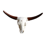 Maxbell Skull Animal Head Wall Sculpture Faux Animal Skull Wall Sculpture for Office Bull