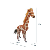 Maxbell Giraffes Statues Standing Figurines Plush Giraffe Toy for Bedroom Girls Boys