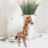 Maxbell Giraffes Statues Standing Figurines Plush Giraffe Toy for Bedroom Girls Boys