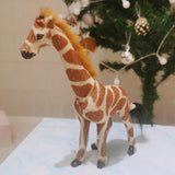 Maxbell Giraffes Statues Standing Figurines Plush Giraffe Toy for Bedroom Girls Boys