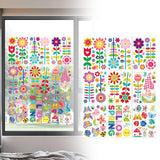 Maxbell 9Pcs Spring Window Stickers Spring Window Clings for Living Room Office Shop