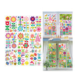 Maxbell 9Pcs Spring Window Stickers Spring Window Clings for Living Room Office Shop