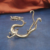 Maxbell Dragon Statue Collection Brass Feng Shui Decor for Tabletop Study Room Decor