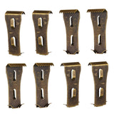 Maxbell 8x Brick Hanger Easy Installation Metal Picture Hangers for Hanging Outdoors