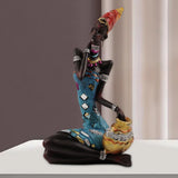 Maxbell Maxbell African Tribal Lady Statue Crafts African Statue for Home Office Living Room Style A