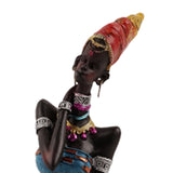 Maxbell Maxbell African Tribal Lady Statue Crafts African Statue for Home Office Living Room Style A