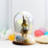 Maxbell Rabbit Statue Cartoon Desktop Art Animal Sculpture for Home Easter Farmhouse