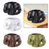 Maxbell Ceramic Mug Ornament Coffee Mug for Hot or Cold Drink Beverage Men Black