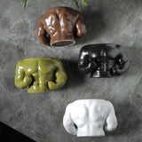 Maxbell Ceramic Mug Ornament Coffee Mug for Hot or Cold Drink Beverage Men Black