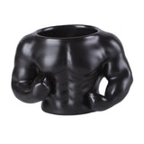 Maxbell Ceramic Mug Ornament Coffee Mug for Hot or Cold Drink Beverage Men Black