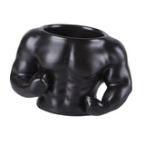 Maxbell Ceramic Mug Ornament Coffee Mug for Hot or Cold Drink Beverage Men Black