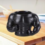 Maxbell Ceramic Mug Ornament Coffee Mug for Hot or Cold Drink Beverage Men Black