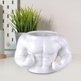 Maxbell Ceramic Mug Ornament Coffee Mug for Hot or Cold Drink Beverage Men White