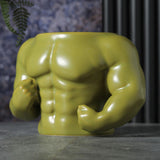 Maxbell Ceramic Mug Ornament Coffee Mug for Hot or Cold Drink Beverage Men Green