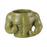 Maxbell Ceramic Mug Ornament Coffee Mug for Hot or Cold Drink Beverage Men Green