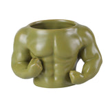 Maxbell Ceramic Mug Ornament Coffee Mug for Hot or Cold Drink Beverage Men Green