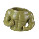 Maxbell Ceramic Mug Ornament Coffee Mug for Hot or Cold Drink Beverage Men Green