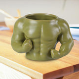Maxbell Ceramic Mug Ornament Coffee Mug for Hot or Cold Drink Beverage Men Green