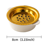 Maxbell Ceramic Incense Burner Ash Absorber for Desktop Home Office Decoration Hotel