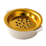 Maxbell Ceramic Incense Burner Ash Absorber for Desktop Home Office Decoration Hotel