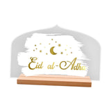 Maxbell Eid AL Adha Table Sign Ramadan Eid Mubarak Decoration for Kitchen Home Decor
