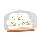 Maxbell Eid AL Adha Table Sign Ramadan Eid Mubarak Decoration for Kitchen Home Decor