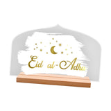Maxbell Eid AL Adha Table Sign Ramadan Eid Mubarak Decoration for Kitchen Home Decor
