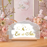 Maxbell Eid AL Adha Table Sign Ramadan Eid Mubarak Decoration for Kitchen Home Decor
