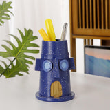 Maxbell Cartoon Makeup Brush Holder Pencil Holder Polyresin for Living Room Portable