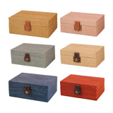Maxbell Storage Box Portable for Villa Decoration Model Room Decoration Home Storage Small Rose
