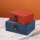 Maxbell Storage Box Portable for Villa Decoration Model Room Decoration Home Storage Small Rose