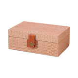Maxbell Storage Box Portable for Villa Decoration Model Room Decoration Home Storage Small Rose