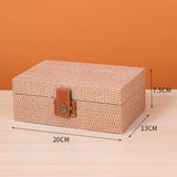 Maxbell Storage Box Portable for Villa Decoration Model Room Decoration Home Storage Small Rose