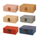 Maxbell Storage Box Portable for Villa Decoration Model Room Decoration Home Storage Small Rose