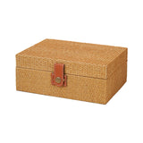 Maxbell Storage Box Portable for Villa Decoration Model Room Decoration Home Storage Large Khaki