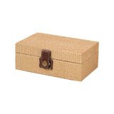 Maxbell Storage Box Portable for Villa Decoration Model Room Decoration Home Storage Small Light Brown
