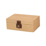 Maxbell Storage Box Portable for Villa Decoration Model Room Decoration Home Storage Small Light Brown