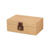 Maxbell Storage Box Portable for Villa Decoration Model Room Decoration Home Storage Small Light Brown