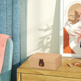 Maxbell Storage Box Portable for Villa Decoration Model Room Decoration Home Storage Small Light Brown