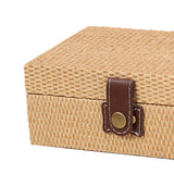 Maxbell Storage Box Portable for Villa Decoration Model Room Decoration Home Storage Small Light Brown