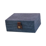 Maxbell Storage Box Portable for Villa Decoration Model Room Decoration Home Storage Large Cyan