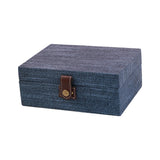 Maxbell Storage Box Portable for Villa Decoration Model Room Decoration Home Storage Large Cyan
