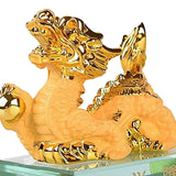 Maxbell Spring Festival Dragon Ornament Dragon Sculpture for Office Bedroom Tabletop