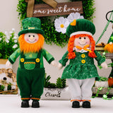 Maxbell ST Patricks Day Decoration ST.patrick’S Day Gnome Doll for Table Centerpiece Boy