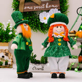 Maxbell ST Patricks Day Decoration ST.patrick’S Day Gnome Doll for Table Centerpiece Boy