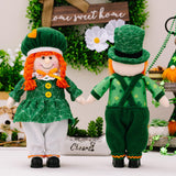 Maxbell ST Patricks Day Decoration ST.patrick’S Day Gnome Doll for Table Centerpiece Girl